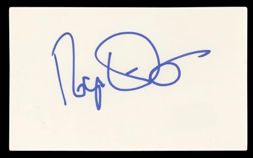 Rogert Ebert At the Movies Authentic Signed 3x5 Index Card BAS #BL96781