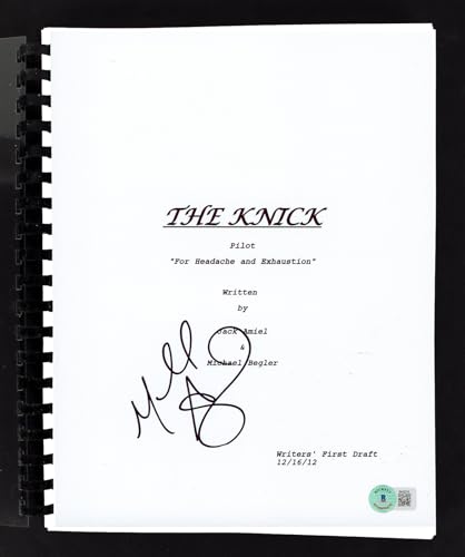 Michael Angarano The Knick Authentic Signed Movie Script BAS #BK02215