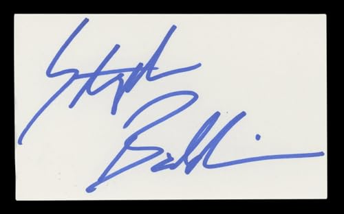 Stephen Baldwin The Usual Suspects Authentic Signed 3x5 Index Card BAS #BL96482