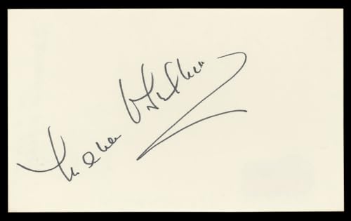 Maureen O'Sullivan The Thin Man Authentic Signed 3x5 Index Card BAS #BL98823