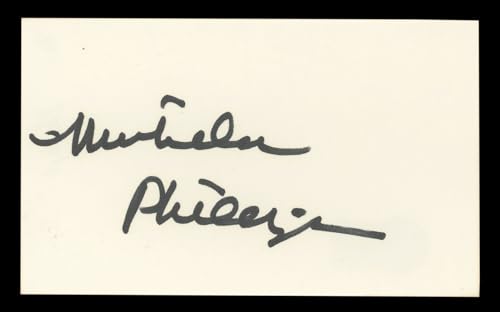 Michelle Phillips Knots Landing Authentic Signed 3x5 Index Card BAS #BL98852
