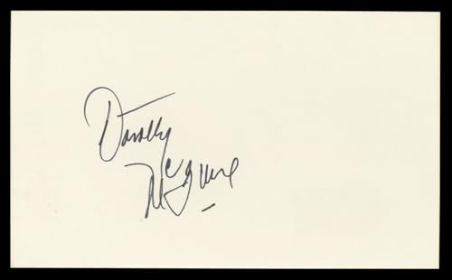 Dorothy McGuire Gentleman's Agreement Signed 3x5 Index Card BAS #BL98872