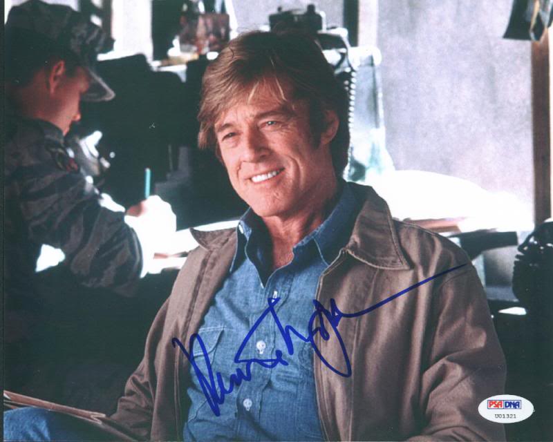 Robert Redford Authentic Signed Used Jacket From The Movie Spy Game PSA #U07996