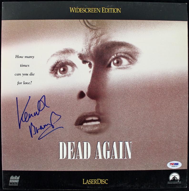 Kenneth Branagh Dead Again Authentic Signed Laserdisc Cover PSA/DNA #J00670