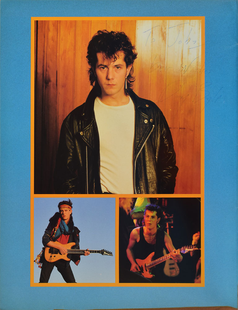 Robert Plant Authentic Signed 11x14 1988 Non Stop Go Tour Program BAS #A69748