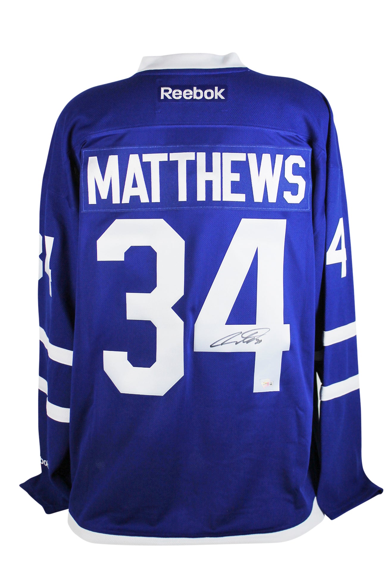 Maple Leafs Auston Matthews Authentic Signed Blue Reebok Jersey Fanatics
