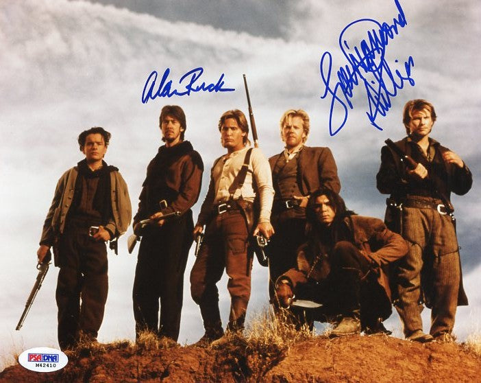 Lou Diamond Phillips & Alan Ruck Young Guns Signed 8X10 Photo PSA/DNA #M42410