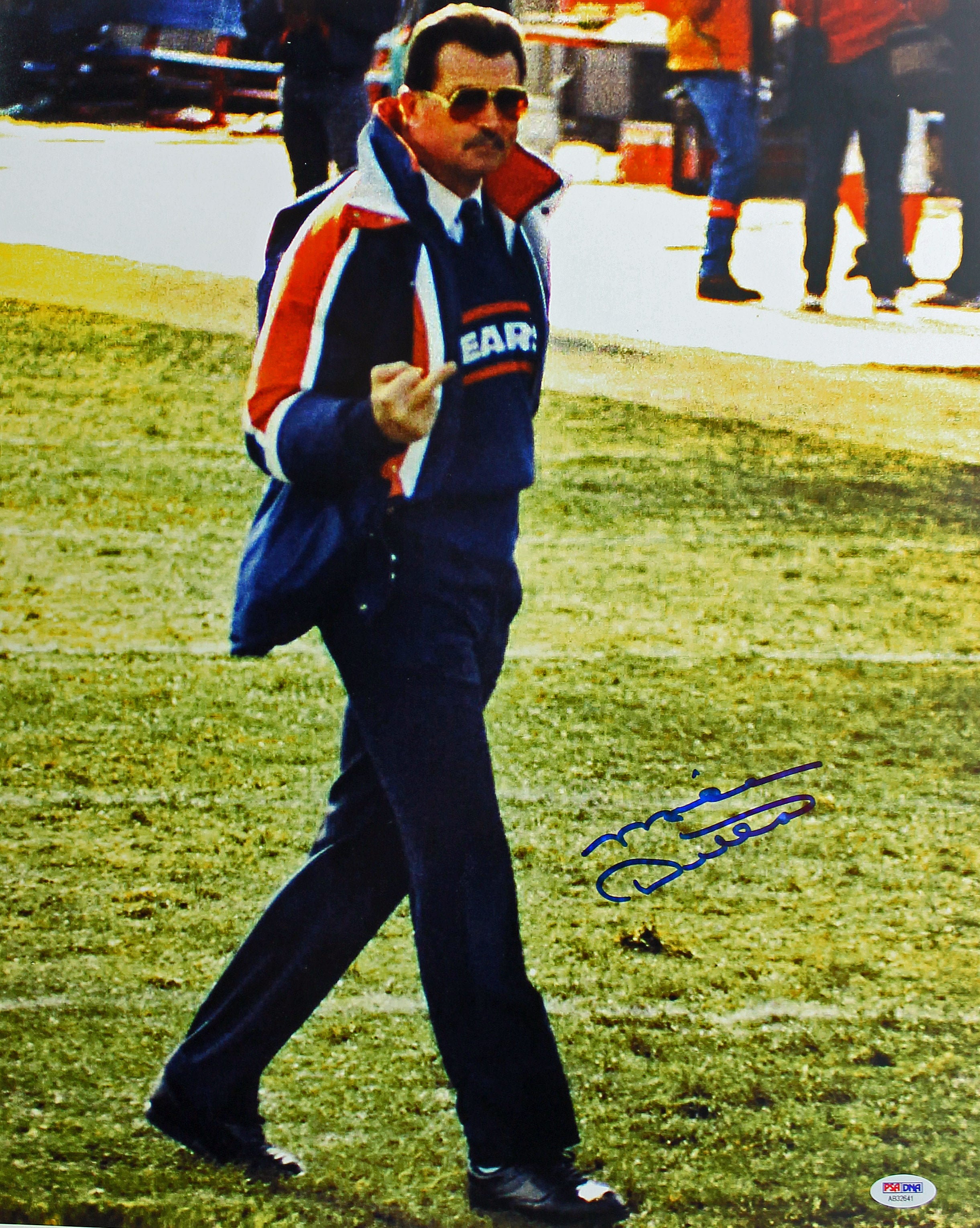 Bears Mike Ditka Authentic Signed "You're #1" 16X20 Photo Autographed PSA/DNA