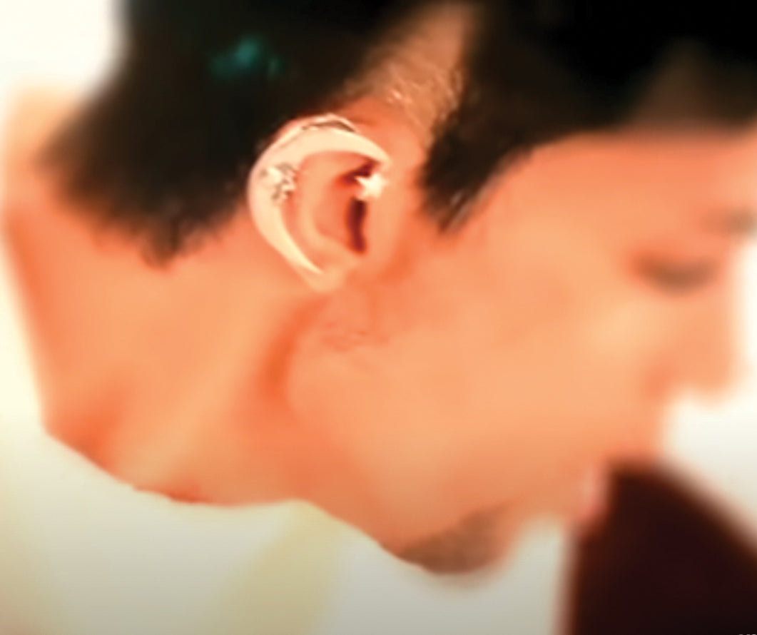 Prince Nelson Stage Worn Silver Ear Cuff w/ Letter of Provenance