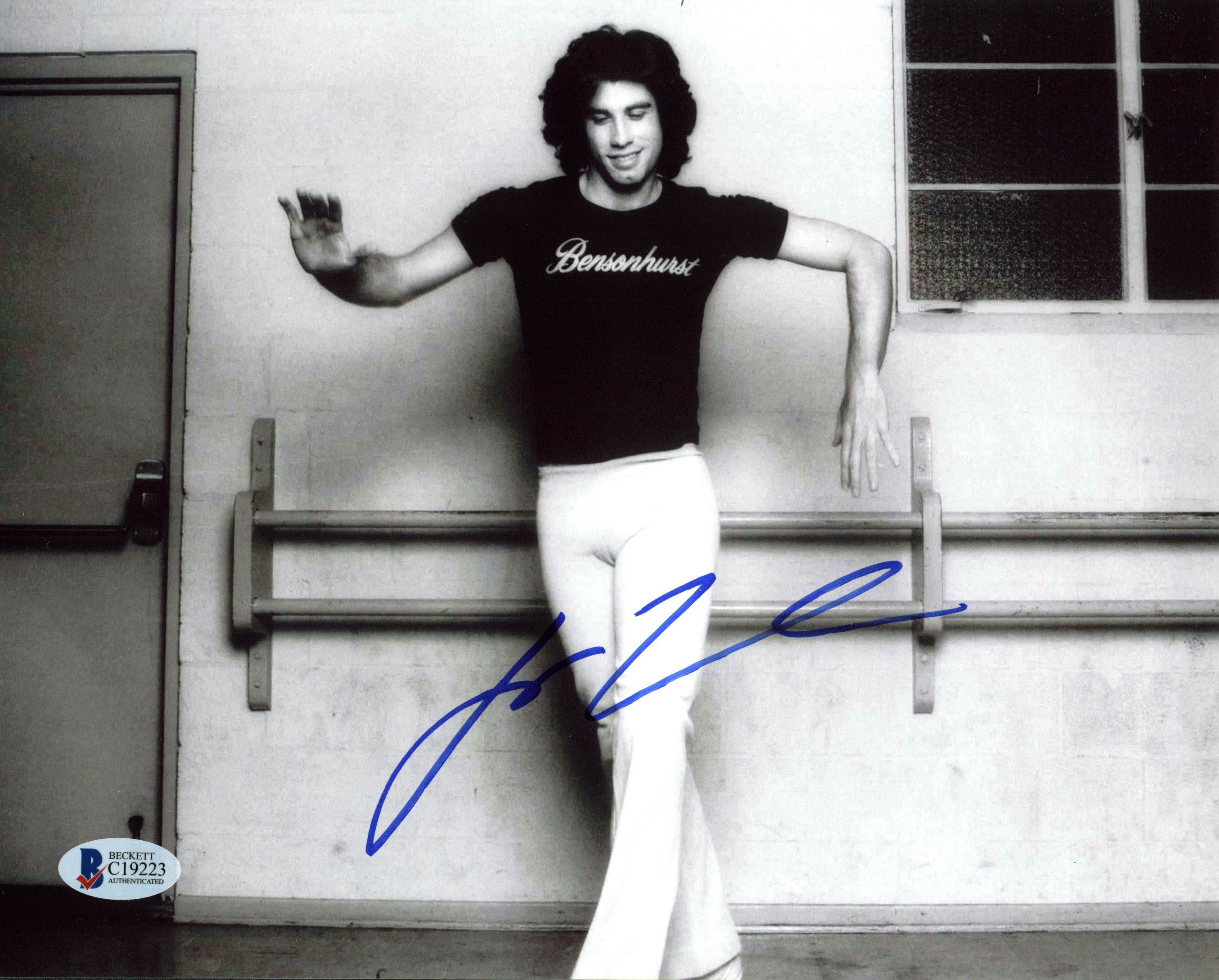 John Travolta Saturday Night Fever Authentic Signed 8X10 Photo BAS #C19223