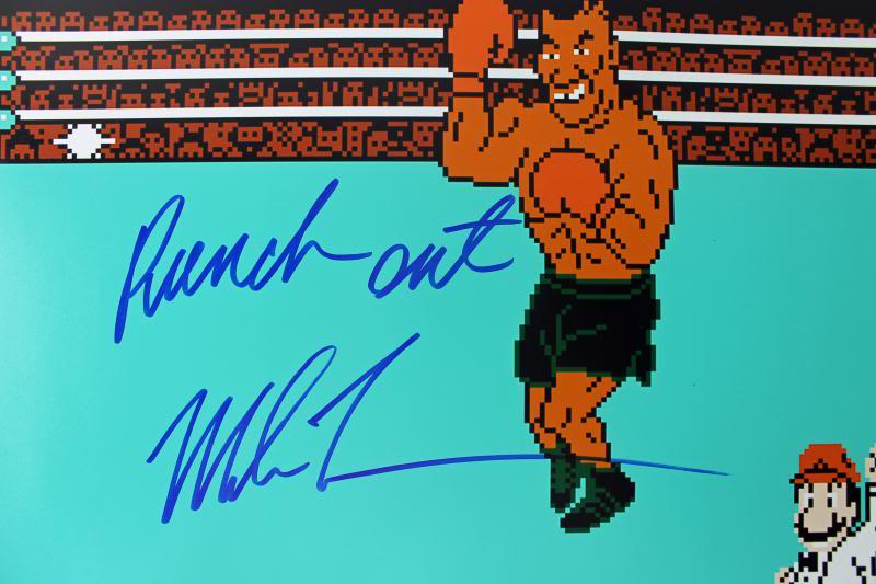 Mike Tyson 'Punch Out' Signed Authentic 16X20 Photo Autographed PSA/DNA ITP
