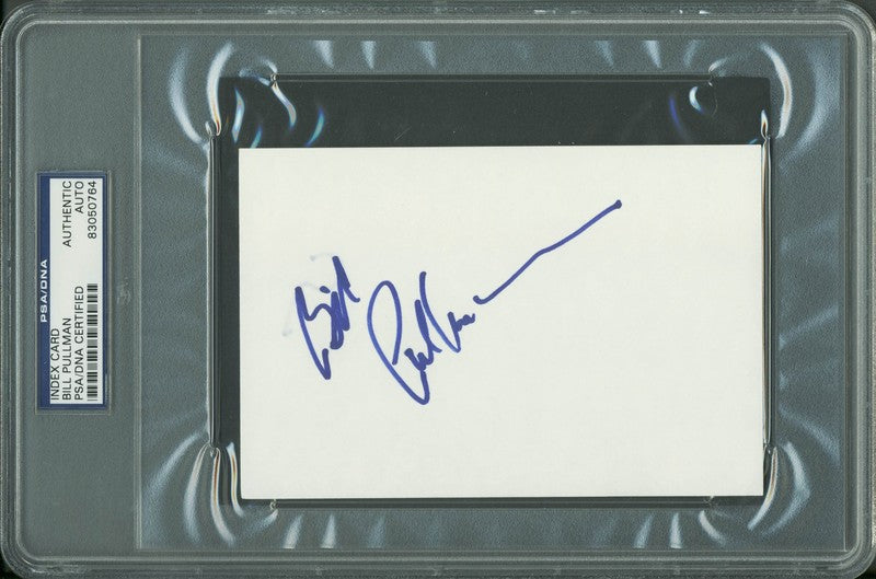 Bill Pullman Authentic Signed 4x6 Index Card Autographed PSA/DNA Slabbed 2