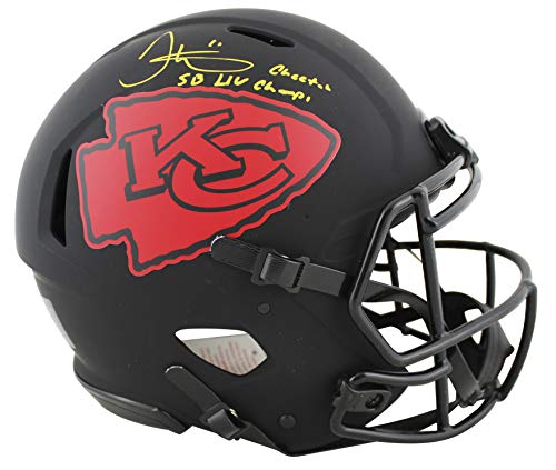 Chiefs Tyreek Hill "2x Insc." Signed Eclipse Full Size Speed Proline Helmet BAS