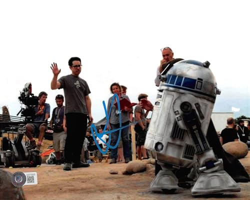 J.J. Abrams Star Wars The Force Awakens Authentic Signed 8x10 Photo BAS #AD77003