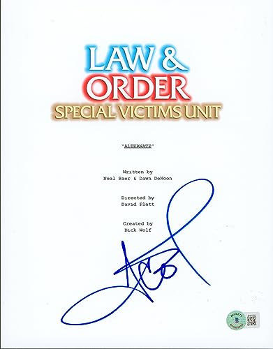 Ice-T Law & Order SVU Authentic Signed 8.5x11 Script Cover Photo BAS #BH01620