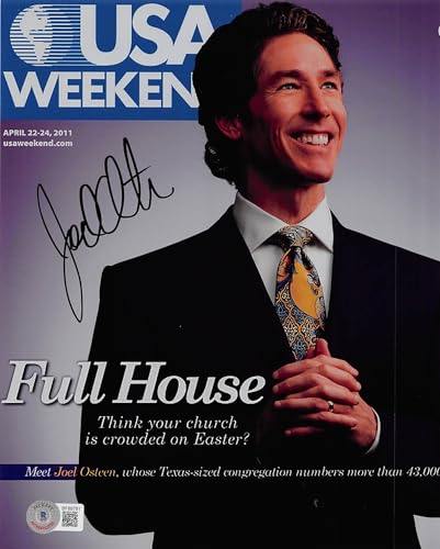 Joel Osteen Televangelist Authentic Signed 8x10 Photo Autographed BAS #BF88791