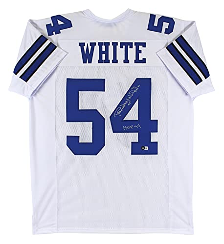 Randy White "HOF 94" Authentic Signed White Pro Style Jersey BAS Witnessed HOLIDAY DOORBUSTER