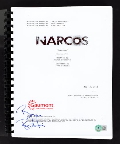 Bruno Bichir NARCOS Authentic Signed Movie Script Autographed BAS #BK02216