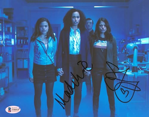Sarah Jeffery & Madeleine Mantock Charmed Signed 8x10 Photo BAS #Y06026