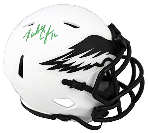 Eagles Randall Cunningham Authentic Signed Lunar Speed Mini Helmet BAS Witnessed