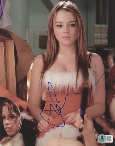 Lindsay Lohan Mean Girls Authentic Signed 8x10 Photo Autographed BAS #BN74524