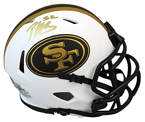 49ers Patrick WIllis Authentic Signed Lunar Speed Mini Helmet BAS Witnessed