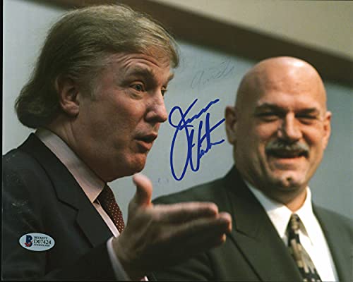 Jesse 'The Body' Ventura Authentic Signed 8x10 Photo w/ Donald Trump BAS #D07424