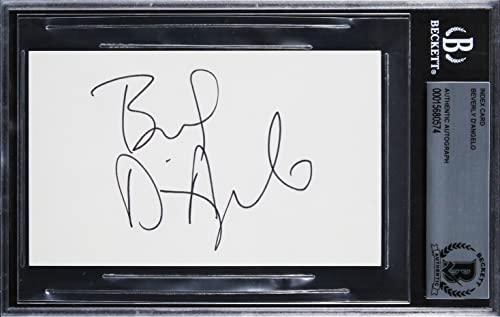 Beverly D'Angelo Christmas Vacation Signed 3x5 Index Card BAS Slabbed 2