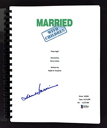 David Garrison Married With Children Signed Pilot Episode Tv Script BAS #H14655