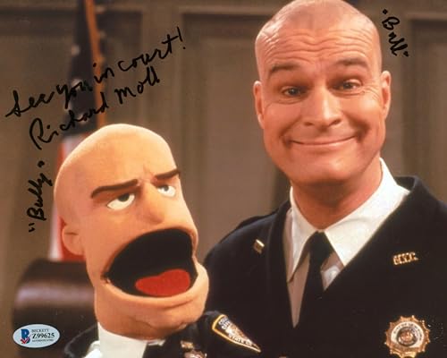 Richard Moll Night Court "See You In Court!" Signed 8x10 Photo BAS #Z99625