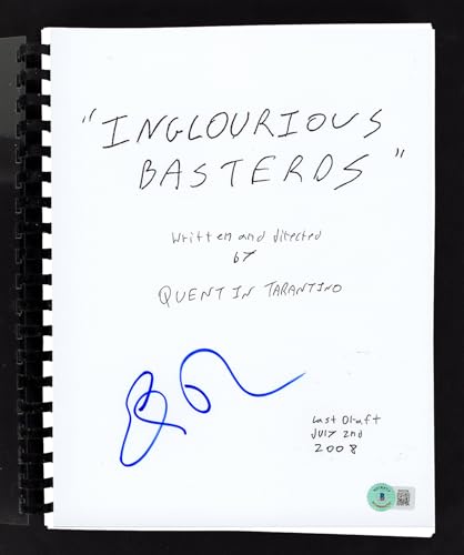 Eli Roth Inglourious Basterds Authentic Signed Movie Script BAS #BK02238