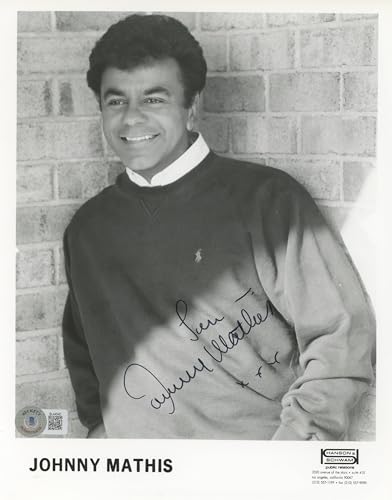 Johnny Mathis Musician & Singer "Love" Authentic Signed 8x10 Photo BAS #BL44540