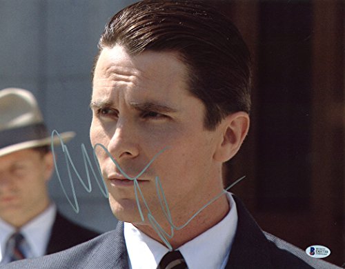 Christian Bale Public Enemies Authentic Signed 11x14 Photo BAS #D05739