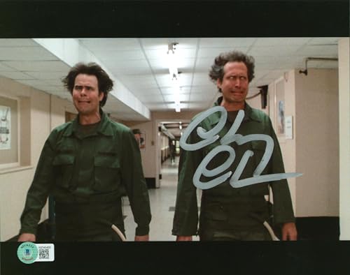 Chevy Chase Spies Like Us Authentic Signed 8x10 Hallway Photo w/ Akroyd BAS Wit