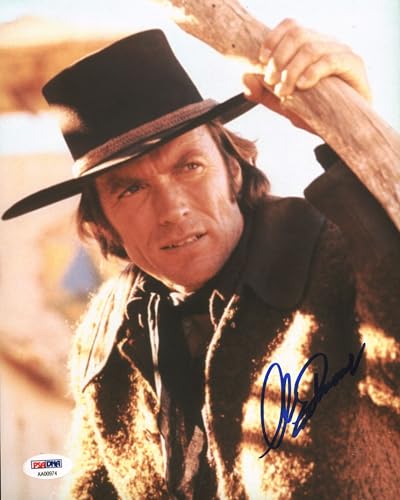 Clint Eastwood The Good, the Bad and the Ugly Signed 8x10 Photo PSA/DNA #AA00974