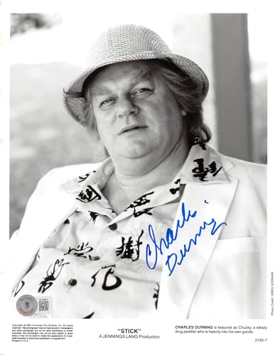 Charles Durning Stick Authentic Signed 8x10 Photo Autographed BAS #BL76453