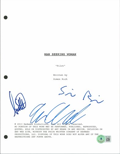 Man Seeking Woman (3) Lower, Andre & Rich Signed Script Cover BAS #AB77609