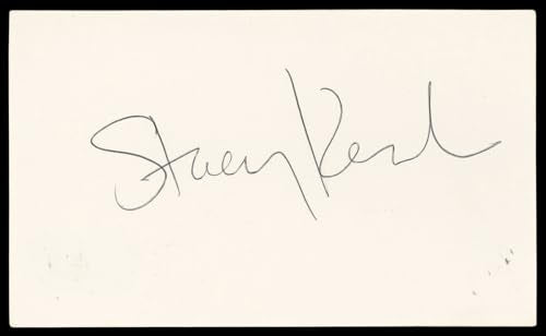Stacy Keach Nebraska Authentic Signed 3x5 Index Card Autographed BAS #BN35235