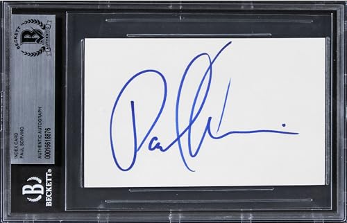 Paul Sorvino Goodfellas Authentic Signed 3x5 Index Card BAS Slabbed 2