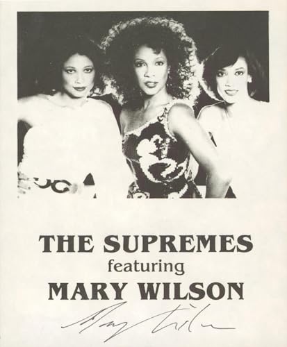 Mary Wilson Singer Authentic Signed 5.5x7 Photo Autographed BAS #BM38081