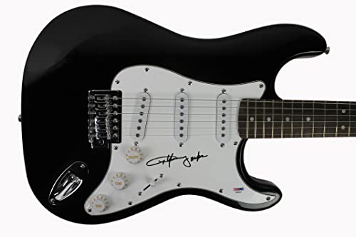 Angus Young "AC/DC" Authentic Signed Black Electric Guitar PSA/DNA #AB40518