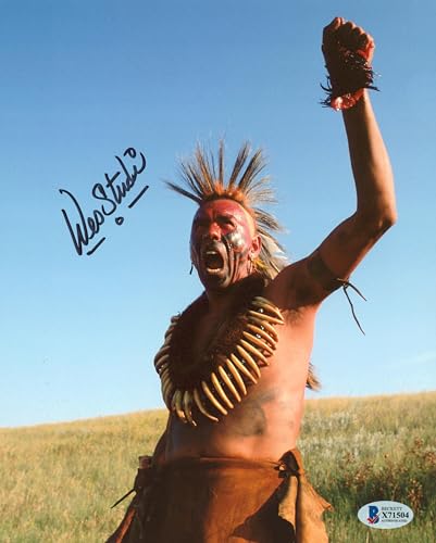 Wes Studi Dances with Wolves Authentic Signed 8x10 Photo Autographed BAS #X71504