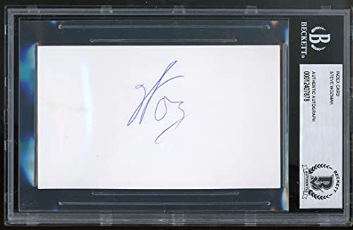 Steve Wozniak Apple Authentic Signed 3x5 Index Card Autographed BAS Slabbed