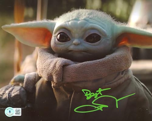 John Rosengrant The Mandalorian "Best" Authentic Signed 8x10 Photo BAS #BC13623