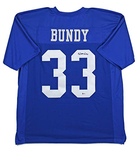Ed O'Neil Married With Children Authentic Signed Blue Polk High Jersey BAS