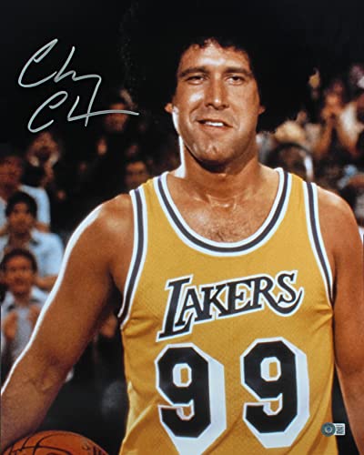 Chevy Chase Fletch Authentic Signed 16x20 Vertical Afro Photo Silver Sig BAS Wit