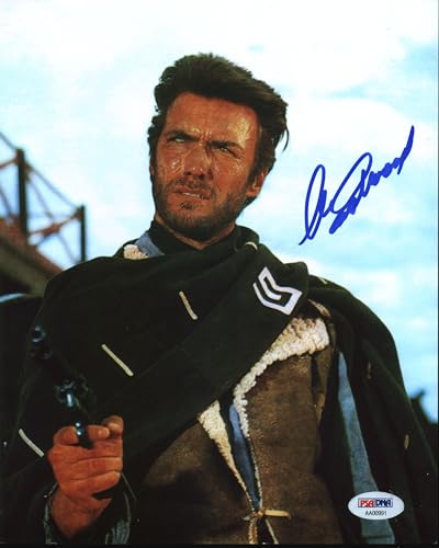 Clint Eastwood Good, the Bad & the Ugly Signed 8x10 Photo Auto 10! BAS #AC26955