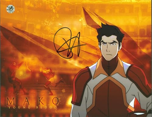 David Faustino The Legend of Korra Authentic Signed 8x10 Photo Wizard World 1