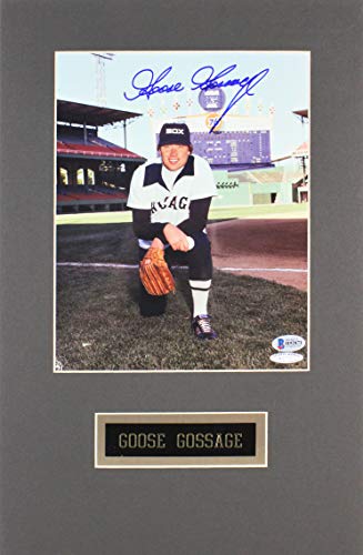 White Sox Goose Gossage Authentic Signed 8x10 Matted Photo BAS #H92871