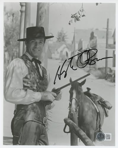 Hugh O'Brian The Shootist Authentic Signed 8x10 Photo BAS #BM03404